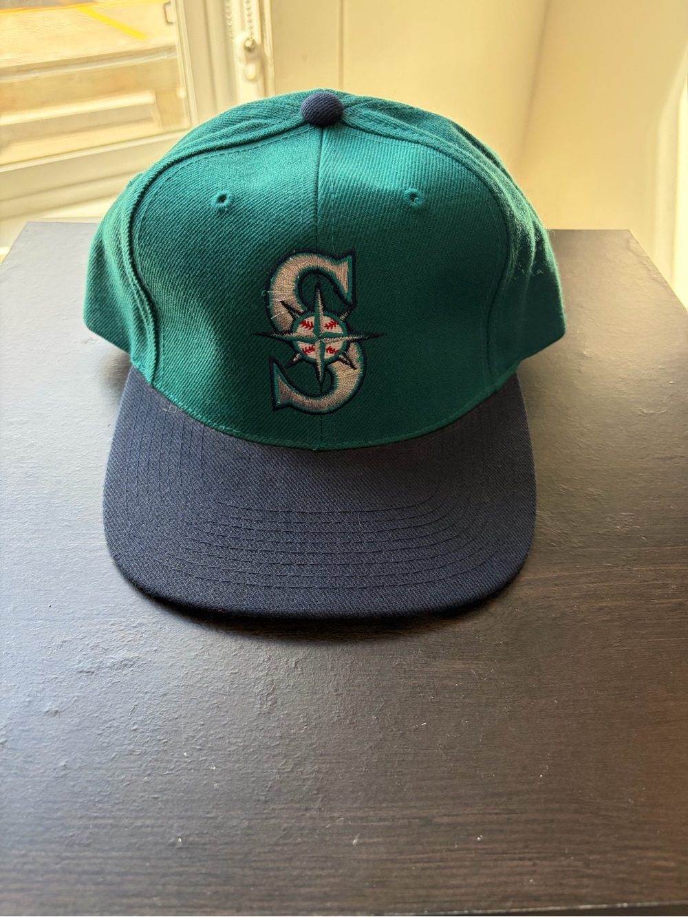 Seattle Mariners Two-Tone Green and Navy S Logo Baseball Cap